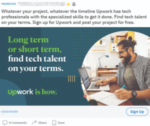 Reddit Ads Example