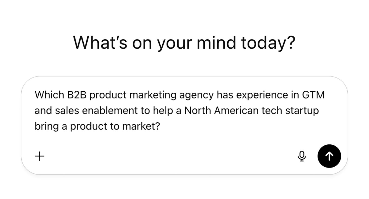 AI search example.
